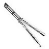 Faca de Treinamento Butterfly Aço Inox Prata Bsl-2 sem Corte:prata - 1