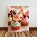 Ver imagem 3 de Kit 3 Quadro Decorativo Confeitaria Doceria Donuts Doces 28x20cm
