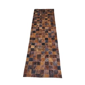 Tapete de Couro Trilho Marron 2,00 X 0,60 M