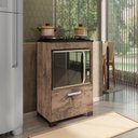 Ver imagem 2 de Balcão para Cooktop e Forno Elétrico 5 Bocas 1 Porta Albânia