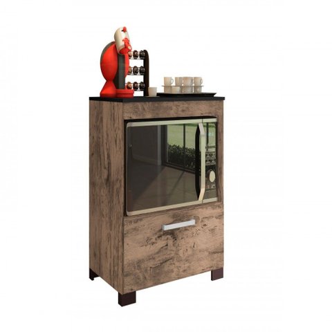 Balcão para Cooktop e Forno Elétrico 5 Bocas 1 Porta Albânia
