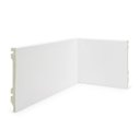 Ver imagem 1 de Kit 72m Linear Rodapé de Poliestireno 15cm x 15mm x 2,40m Liso Nfr Branco Ruffino