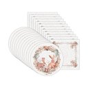 Ver imagem 1 de Kit Sousplat + Guardanapo Páscoa Classico Nsw 12 Peças com Base