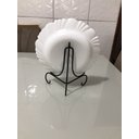 Ver mais imagens de Suporte rústico ferro expositor prato/tigela artesanal