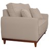 Sofa Sena 2 Lugares Base de Madeira para Sala Hotel Linho Palha - 5