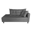 Ver imagem 1 de Recamier Charmy 1,40m Suede Cinza - Dominic Decor