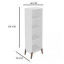 Ver imagem 2 de Estante para Livros 3 Prateleiras 0811 Retrô Genialflex