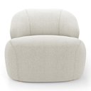 Ver imagem 7 de Poltrona Decorativa Living Kaya Orgânica Bouclê Bege - Desk Design