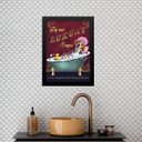 Ver imagem 2 de Quadro Vintage Banheiro Beagle 24x18cm:madeira Branca