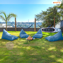 Ver imagem 3 de Puff Cônico Poltrona Cadeira Jardim Multiuso Pufe Decorativo Conforto Absoluto Modelagem Corporal