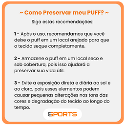 Puff Cônico Poltrona Cadeira Jardim Multiuso Pufe Decorativo Conforto Absoluto Modelagem Corporal - 9