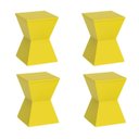 Ver imagem 1 de Conjunto com 4 Banquetas Nitro Amarelo/Limão Siciliano