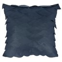 Ver imagem 1 de Almofada de Couro Natural Ondas Azul