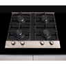 Cooktop Inox 4 Bocas à Gás Platinium Bivolt Escovado Fischer - 3