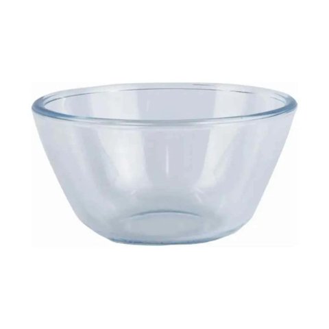 Saladeira de Vidro Redonda 2,5 Litros Bowl Tigela Fruteira Mesa Salada para Sua Cozinha Casa