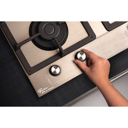 Cooktop 4 Bocas à Gás Platinium Prime Bivolt Escovado Fischer - 5