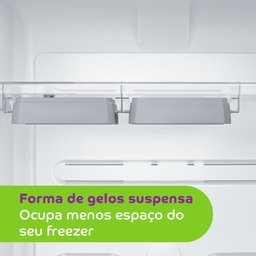 Geladeira Consul Frost Free Duplex 386 litros com Altura Flex cor  Inox  CRM44AK 110V - 9