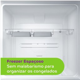 Geladeira Consul Frost Free Duplex 386 litros com Altura Flex cor  Inox  CRM44AK 110V - 10