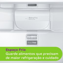 Geladeira Consul Frost Free Duplex 386 litros com Altura Flex cor  Inox  CRM44AK 110V - 8