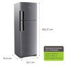 Geladeira Consul Frost Free Duplex 386 litros com Altura Flex cor  Inox  CRM44AK 110V - 2