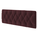 Ver imagem 3 de Cabeceira de Cama Queen Estofada Capitone Pari 1,60 X 55 Vinho Suede