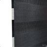 Persiana Rolo Double Vision Zebra 220larg X 220alt Preta Total Black C/ Bando - Sala/ Escritório/qua - 5