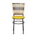 Ver imagem 2 de Cadeira Preta Hawai Cappuccino Premium - Amarelo