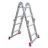 Escada Articulada Multifuncional 8 Degraus em Alumínio 13 Posições Botafogo - 2