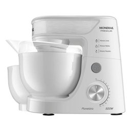 Batedeira Planetária Mondial Premium Bp-01p-w 500w Branca 220v - 1