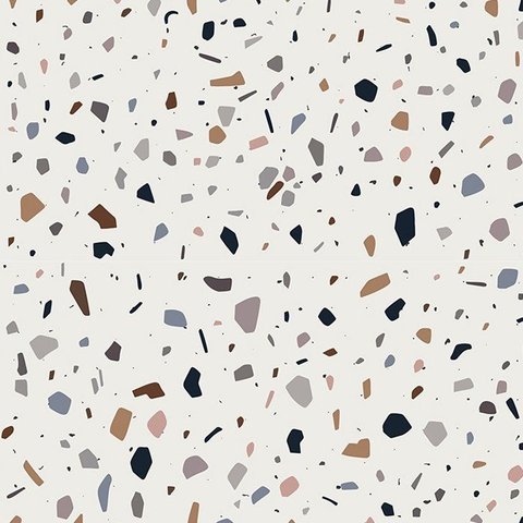 Papel de Parede Decoração Terrazo Sala Cozinha Granito Gh Papel de Parede 2,5m