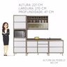 Cozinha Compacta com Balcão e Tampo 4 Peças Baronesa Nesher Móveis - 5