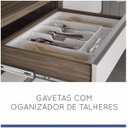 Ver imagem 7 de Cozinha Compacta com Balcão e Tampo 4 Peças Baronesa Nesher Móveis