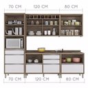 Ver imagem 3 de Cozinha Completa com Balcão e Tampo 5 Peças Baronesa Nesher Móveis