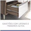 Ver imagem 6 de Cozinha Completa com Balcão e Tampo 5 Peças Baronesa Nesher Móveis