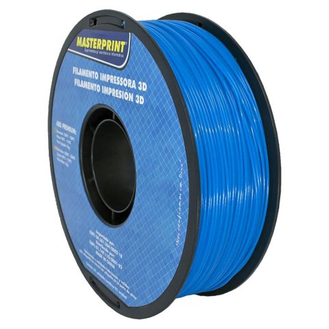 Filamento 3d - Abs Premium Azul Rolo 1kg (1.75mm)