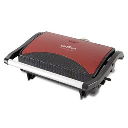 Sanduicheira e Grill Britânia Press Inox Redstone BGR10VI 220V - 1 Sanduicheira e Grill Britânia Press Inox Redstone BGR10VI 220V - 1