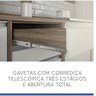 Cozinha Compacta com Balcão e Tampo 4 Peças Baronesa Nesher Móveis - 11
