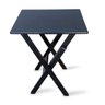 Mesa Dobrável Madeira 70x70 Preta - Tarimatã - 2
