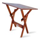 Ver imagem 3 de Mesa Dobrável Madeira 70x70 Padrão Imbuia - Tarimatã