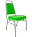 Ver imagem 1 de Cadeira Empilhável para Auditórios Linha Hotel Plus Verde