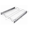 Gaveta Deslizante Corrediças Telescópicas Baixa 45x37x5cm Aramado Organizador de Cozinha - 2