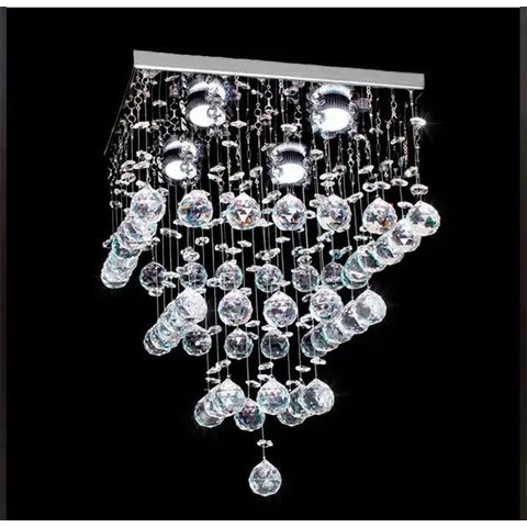 Lustre de Cristal para Sala Quarto Legítimo Altura 35 Cm Pirâmide