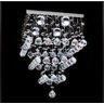 Lustre de Cristal para Sala Quarto Legítimo Altura 35 Cm Pirâmide - 1