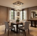 Ver imagem 1 de Lustre de Cristal para Sala Quarto Legítimo Altura 35 Cm Pirâmide