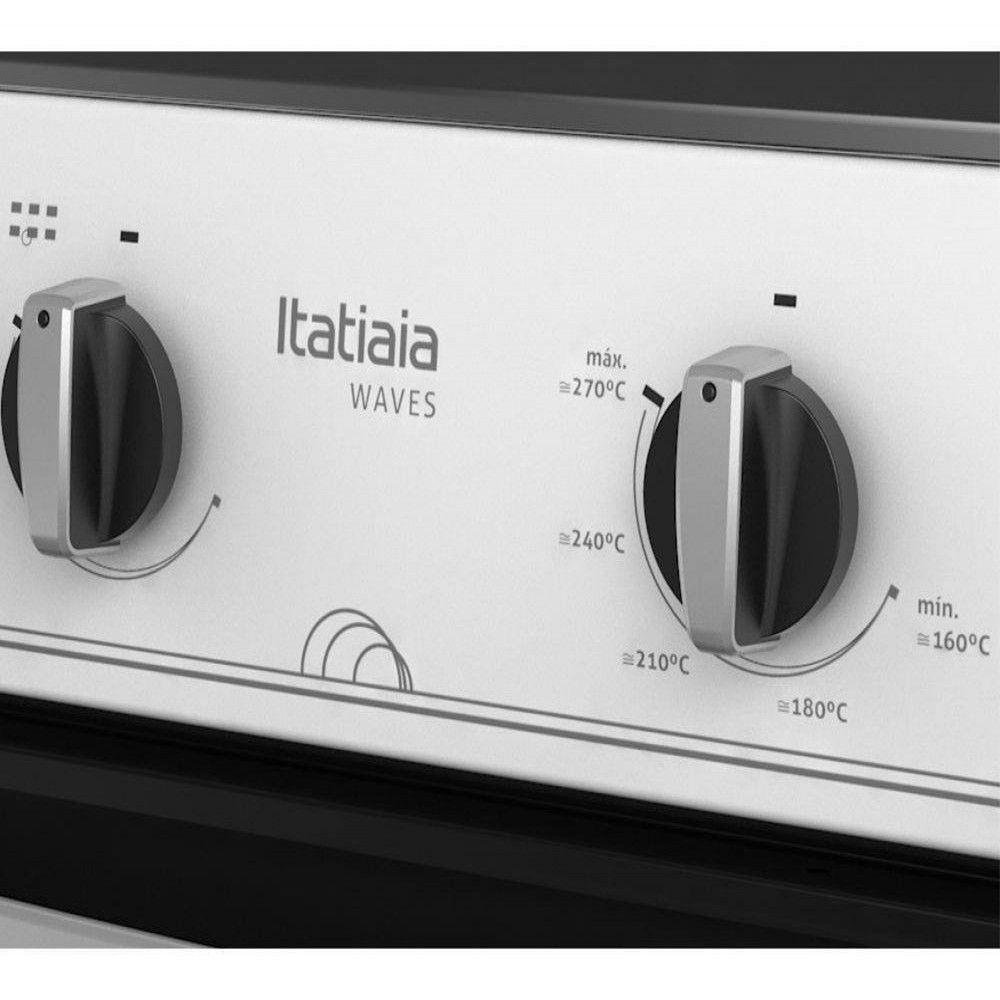 Fogão de Piso Itatiaia Waves 6 Bocas com Luz no Forno Branco 110v/220v - 6