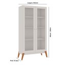 Ver imagem 3 de Cristaleira 2 Portas Retrô 0808