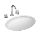 Ver imagem 3 de Cuba Pia de Embutir Oval 48,5x37,5cm em Louça Sanitária Branca para Banheiro L.37.17 - Deca