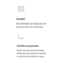 Ver imagem 6 de Cuba Pia de Embutir Oval 48,5x37,5cm em Louça Sanitária Branca para Banheiro L.37.17 - Deca