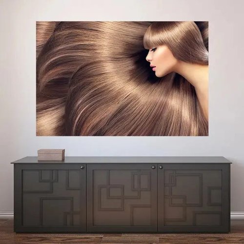 Adesivo Decorativo Parede Salão Cabelo Beleza Secador Escova