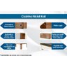 Módulo Cozinha Nicioli Kali Armário 70 c/ 2 Portas Amêndoa/Off White - 2